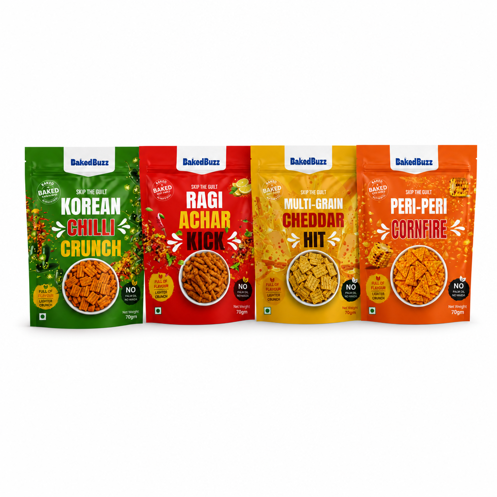 Crunch pack - 4 Flavours in 1 pack