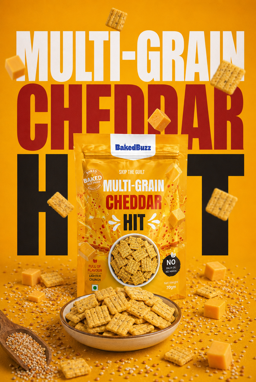 Muti-Grain Cheddar Hit | Pack of 3