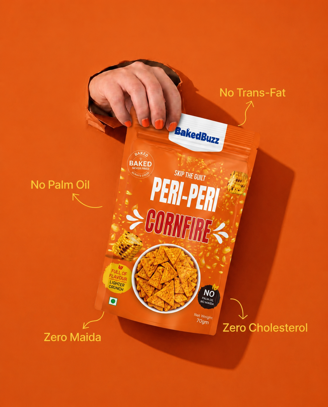 Peri-Peri Cornfire | Pack of 3